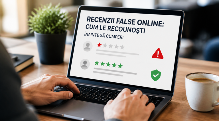 Recenzii false online: cum le recunoști înainte să cumperi