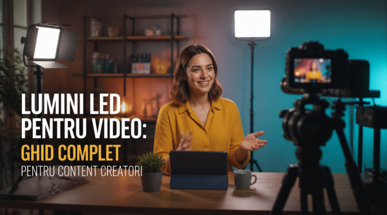 Lumini LED pentru video: ghid complet pentru content creatori